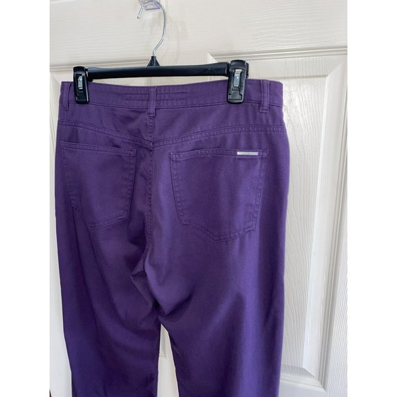 ESCADA SPORT Designer Purple Bootcut Jeans - Superb Condition Size 38 - Picture 7 of 7
